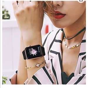 ✨Black Apple Watch ⌚️ band✨&case2/16$